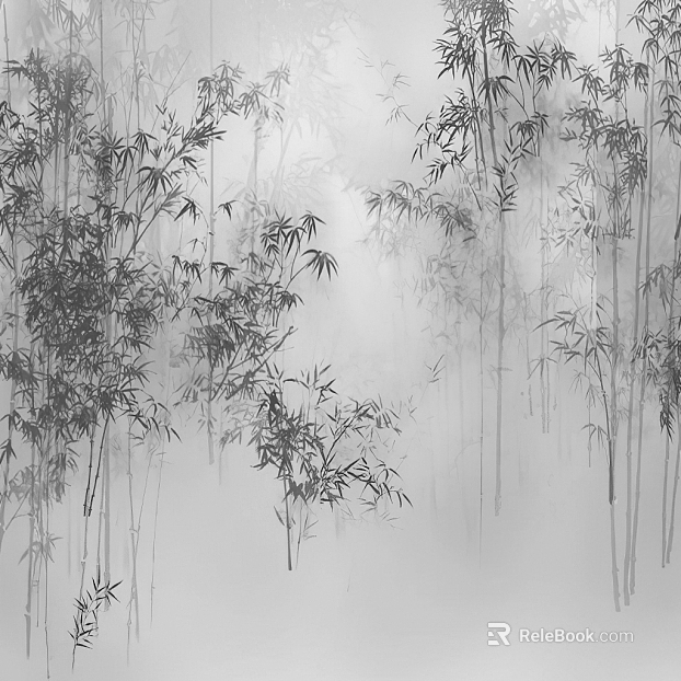 Plant painting texture