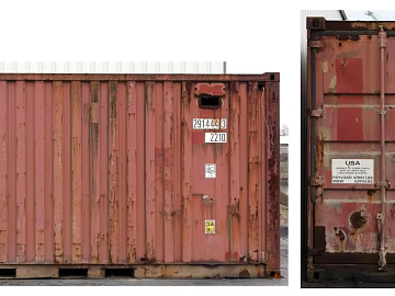 Red rust metal container texture (ID:ffaeh345089)