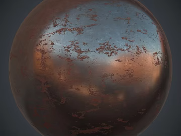 Do old metal PBR texture (ID:ffach598181)