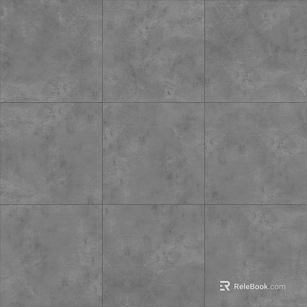 Cement Tile Black Outdoor Floor Tile texture