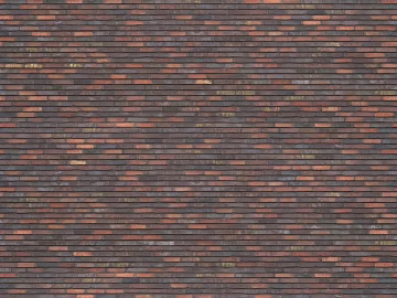 Brick wall seamless 3d model