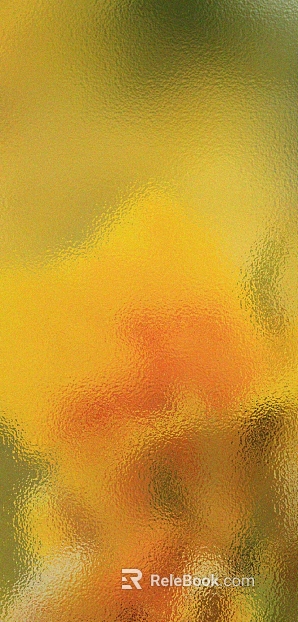 Yellow orange gradient art glass partition decoration texture