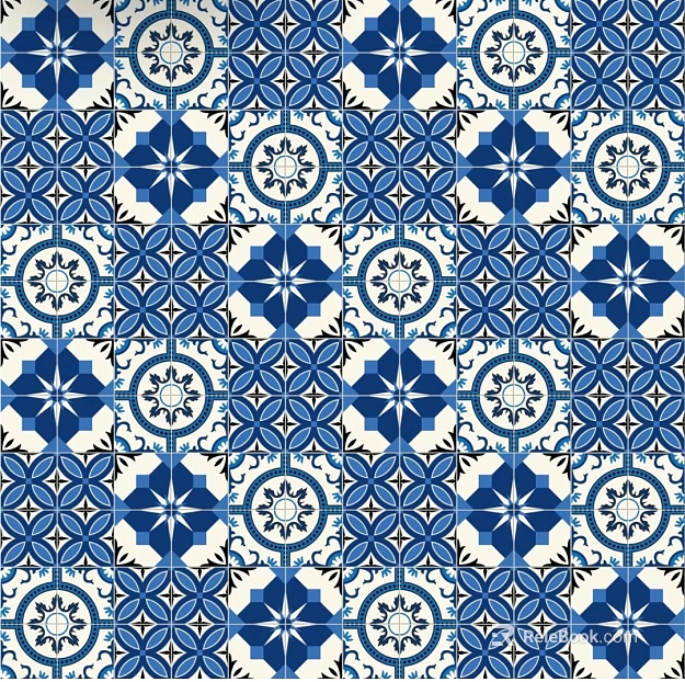 Traditional Pattern Ceramic Tile Wall Tile Floor Tile texture
