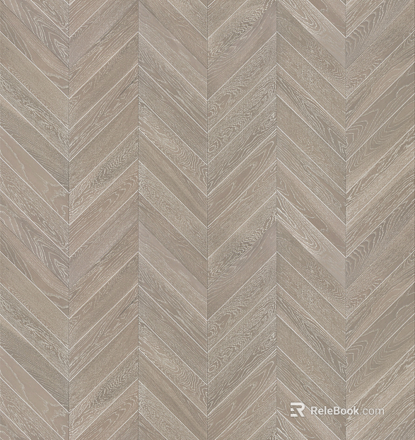 Wood Flooring Fish Bone with Milk Tea texture