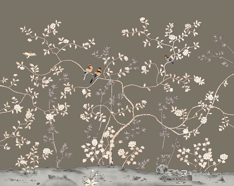 animal and plant pattern texture