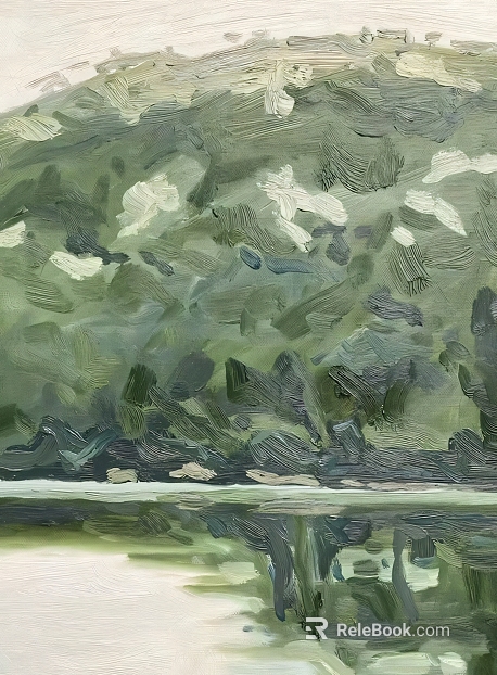 three-dimensional physical painting texture