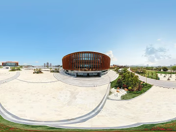 HDR City Leisure Square Panoramic View texture (ID:ffach931303)