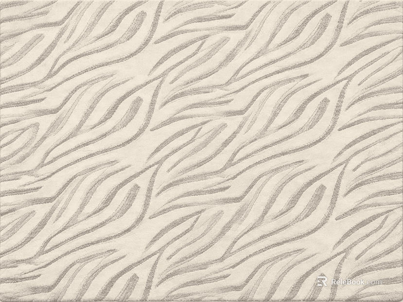 Beige wavy-line carpet texture