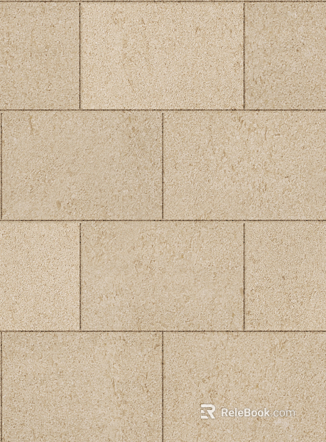 Yellow Stone Staggered Brick Wall texture
