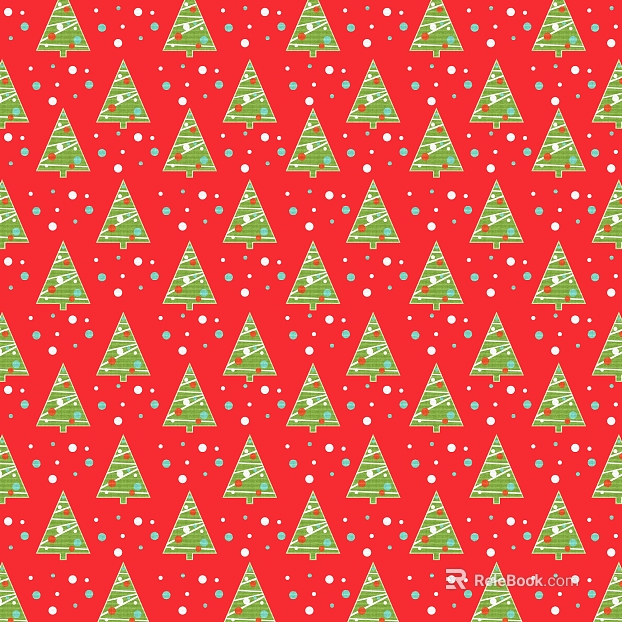 Red Christmas Wind Pattern Cloth texture