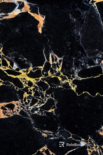 Black Golden Flower Marble texture