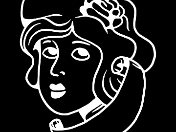 Tattoo black and white mask pattern texture pattern graphics (ID:ffach335184)