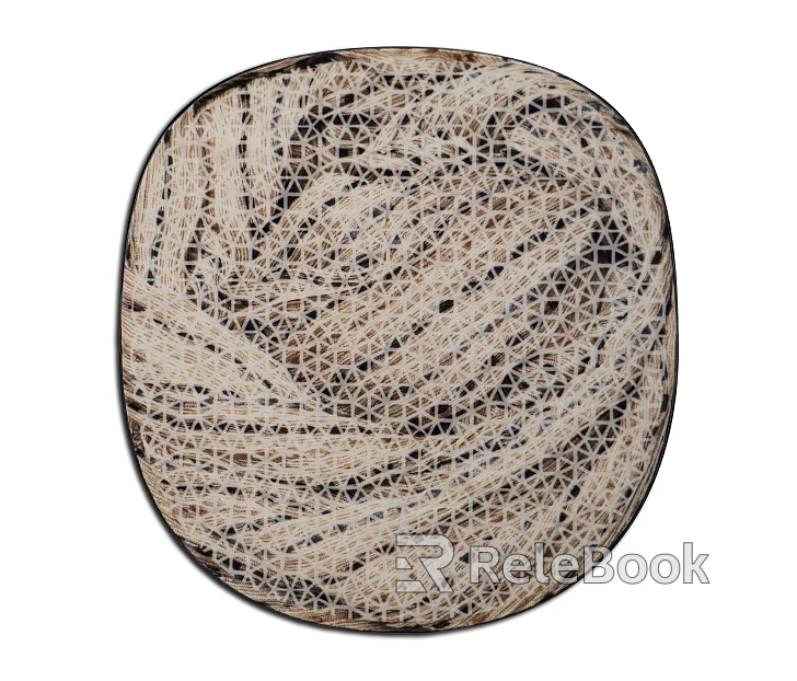 Round carpet texture