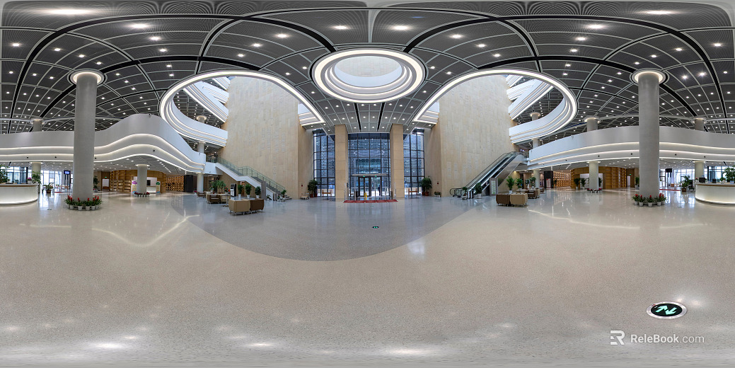 HDR indoor public scene texture