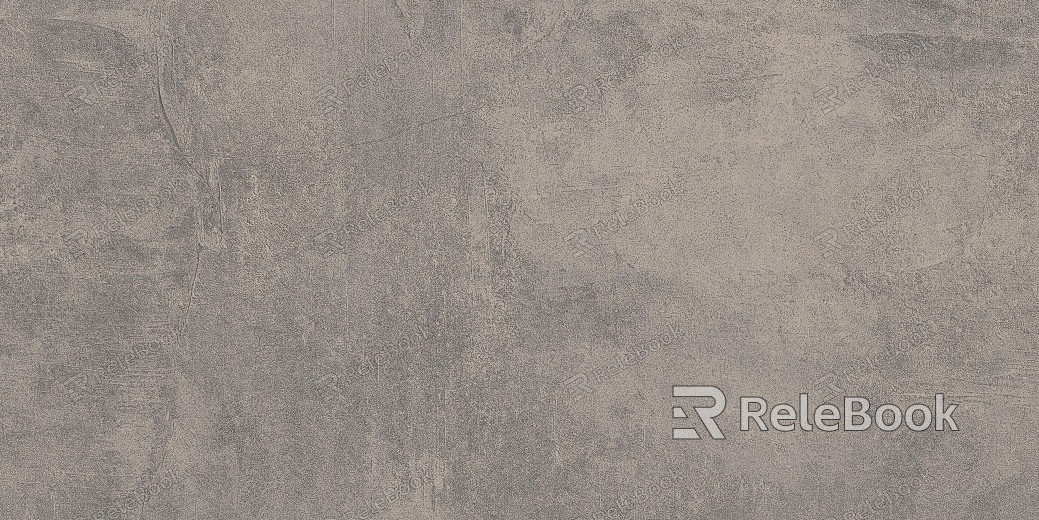 The image depicts a seamless, gray cement floor with a slightly wet appearance, exhibiting subtle variations in tone and texture, characteristic of poured concrete surfaces.