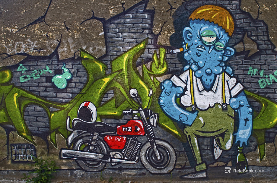 Wall painting texture