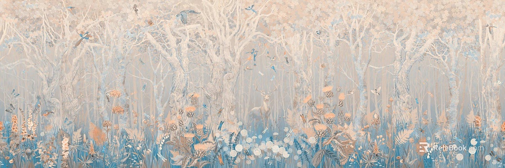 Children's Wallpaper Children's Room Wallpaper Cartoon Wallpaper texture