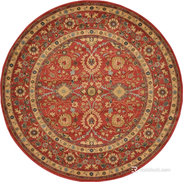 Round carpet texture