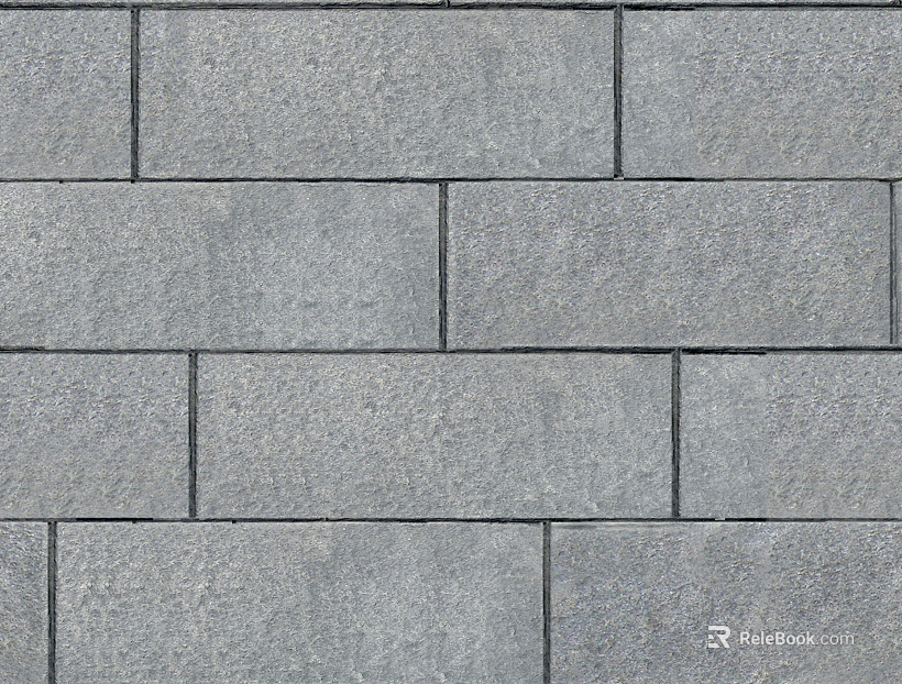 Brick wall exterior wall gray polished brick seamless texture