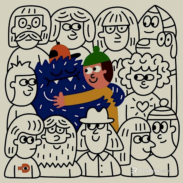 cartoon painting texture