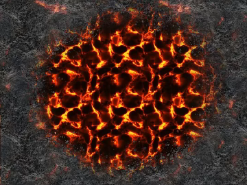 Black Red Lava Material Ground Texture texture (ID:ffaeh898276)