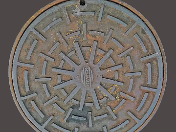 manhole cover texture (ID:ffabg18149)
