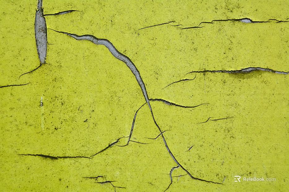 Green shabby wall paint texture