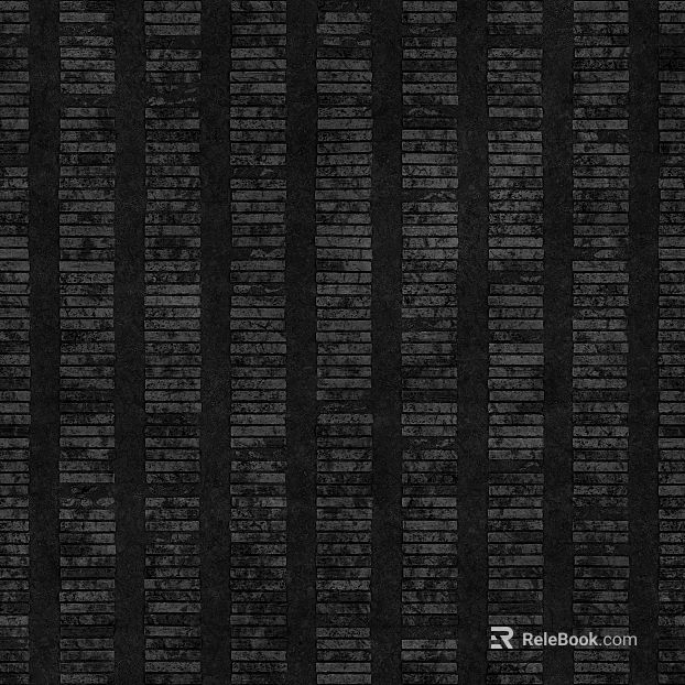 Black industrial brick wall indoor background wall texture