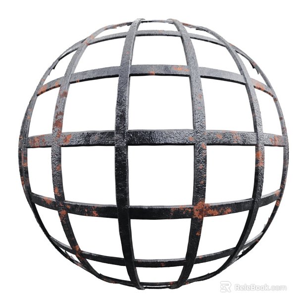 Metal mesh PBR texture
