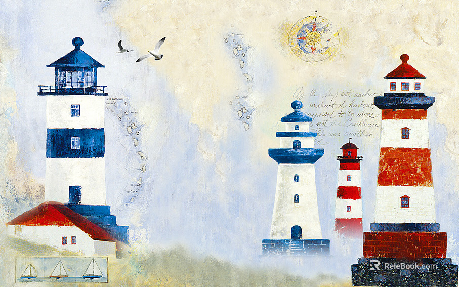 cartoon mural texture