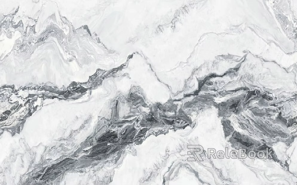 Landscape marble sea and all rivers marble texture