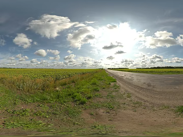 outdoor sunny day cloudless wilderness road hdr texture (ID:ffabg45261)