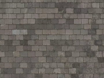 Modern gray roof gray tile green tile texture (ID:ffach781118)