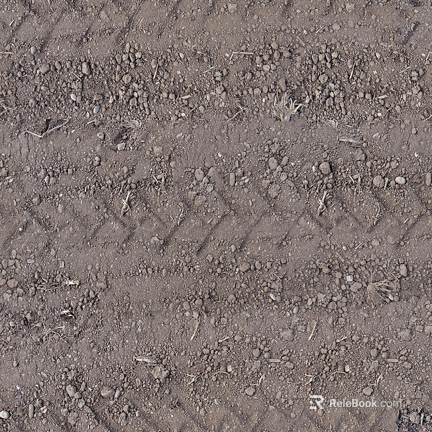 Sandy soil road ground texture