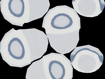 White blue bone segment decoration material texture (ID:ffaeh274439)