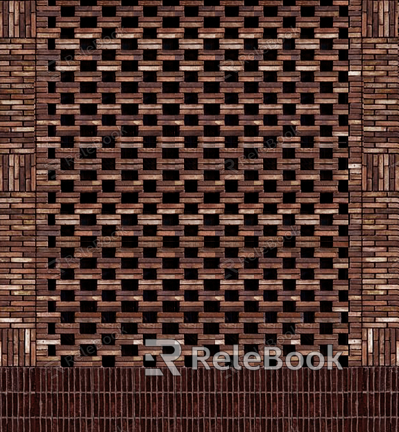 A textured brick wall in shades of red and orange, with signs of weathering and age, showcasing a rough, uneven surface and cracks between the bricks.