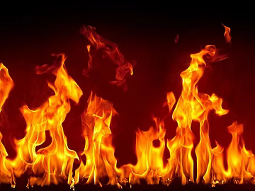Orange-yellow flame texture, special effects material (ID:ffaeh530589)