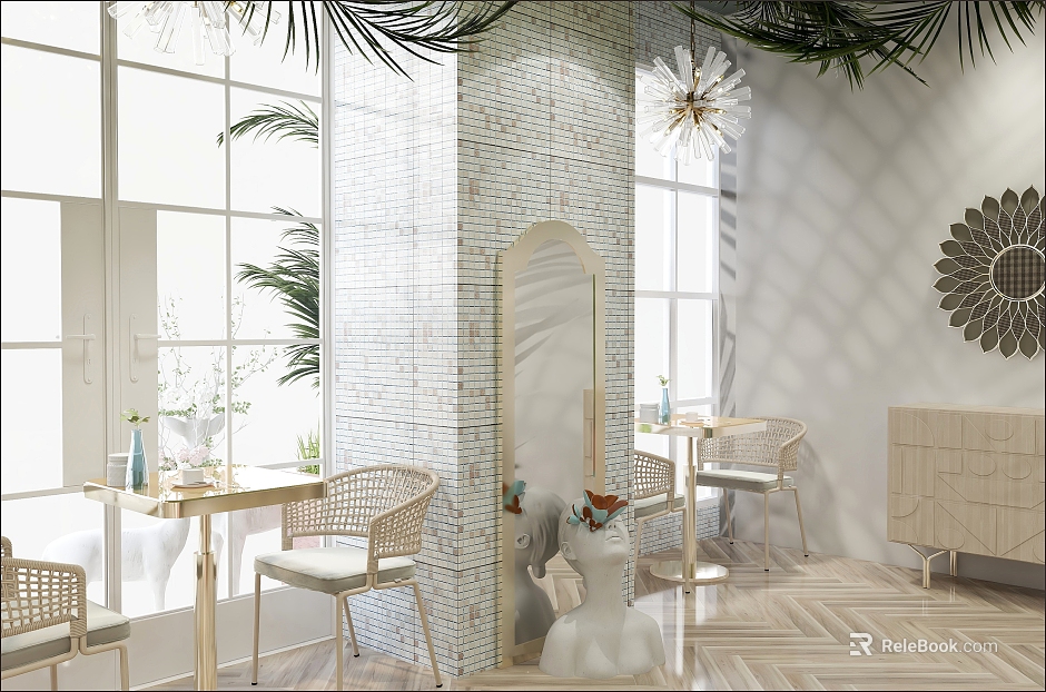 Light Luxury Light Grey Glass Mosaic Background Wall texture