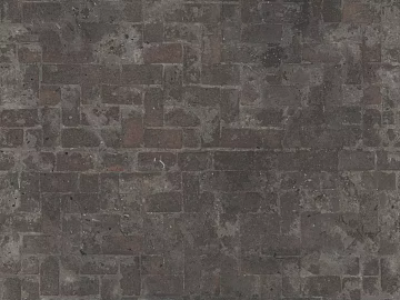 Dark gray old brick wall exterior wall finish texture (ID:ffaeh753956)