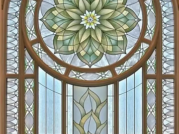 French Vintage Stained Glass texture (ID:ffach461870)