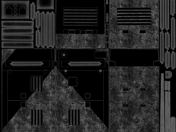 Dark gray old metal industrial equipment panel texture (ID:ffaeh423389)