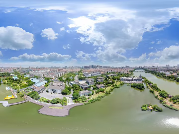 HDR Ecological Rivers and Lakes Scenery Panorama texture (ID:ffach364503)