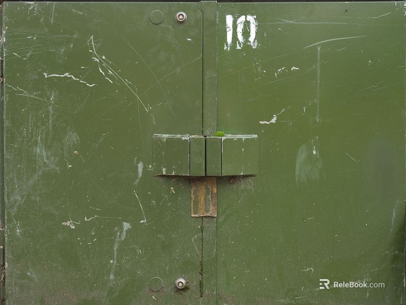 Metal door texture