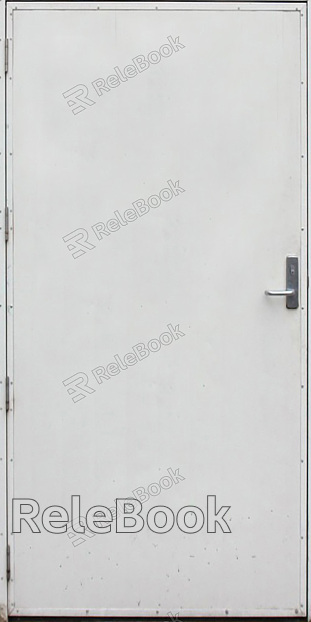 Metal door texture