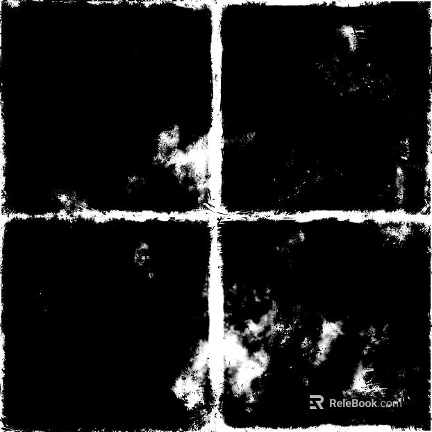 Black and white floor tile floor decoration map texture
