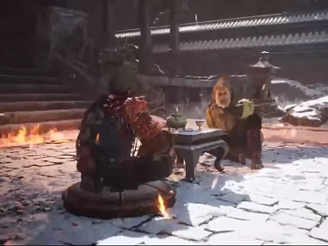 Snow Chinese Ancient Building Scene Map texture (ID:ffaeh602139)