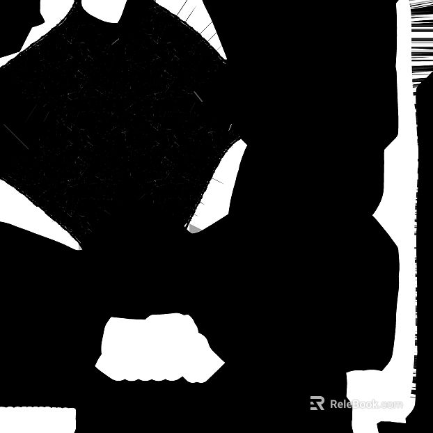 Black and white abstract bump map texture
