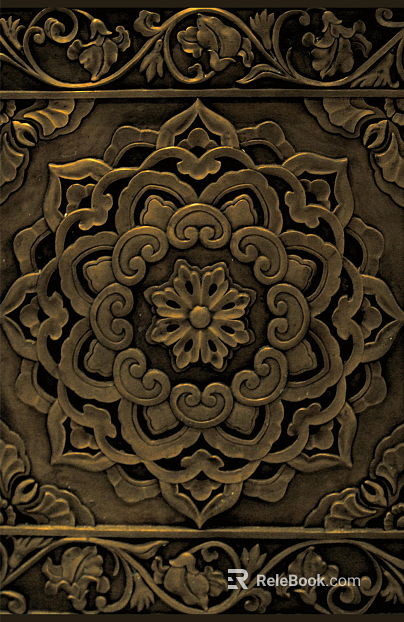 Metal relief texture