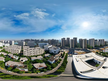 HDR urban ecological greening panorama texture (ID:ffach618003)