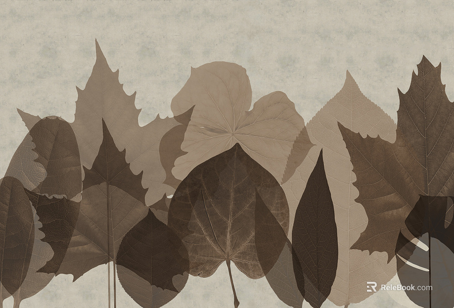 Plant painting texture